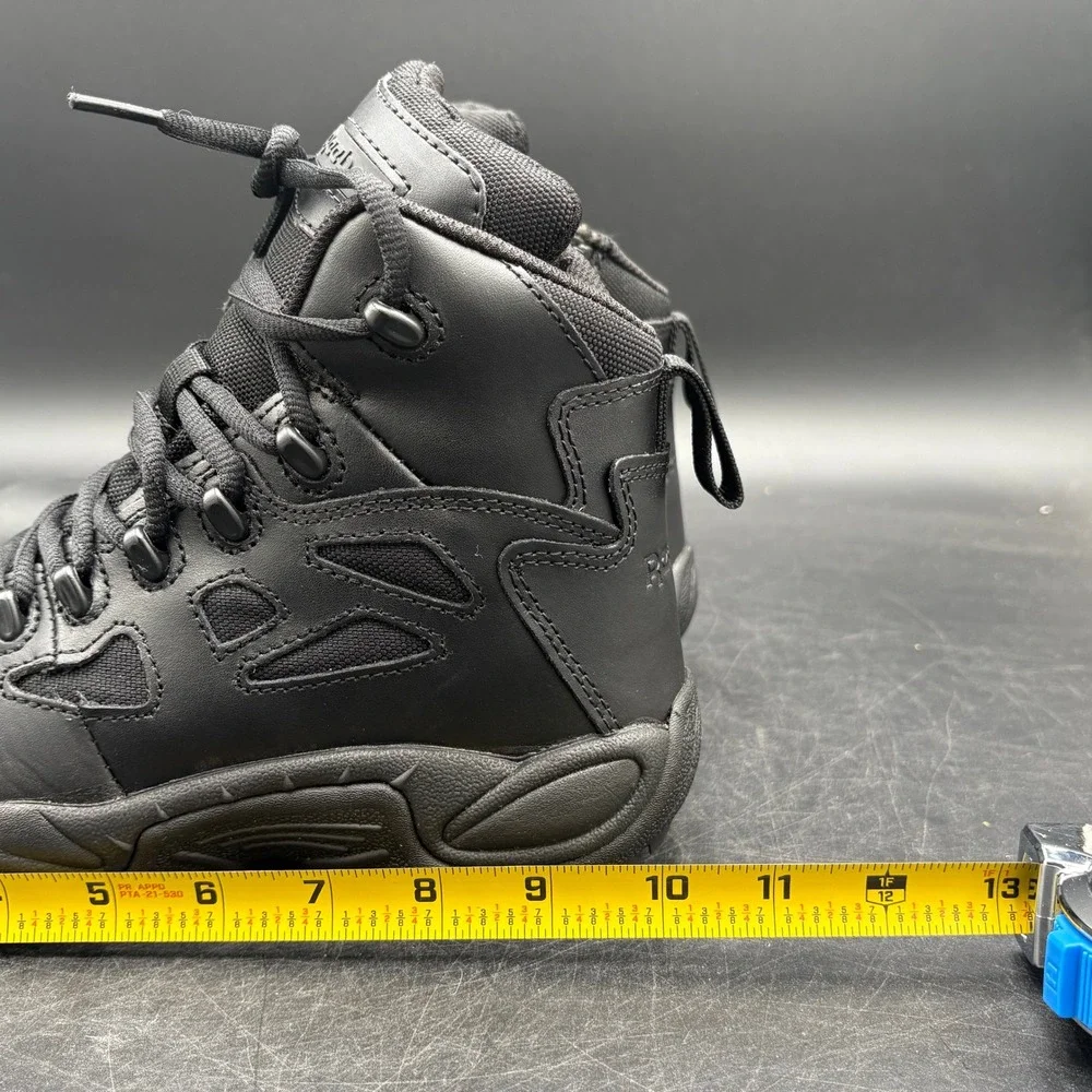 Reebok Work Rapid Response Black Composite Toe Tactical Boots Men 5 Women 7